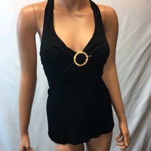 Banana Republic Stretch Mock Neck Top Size Small